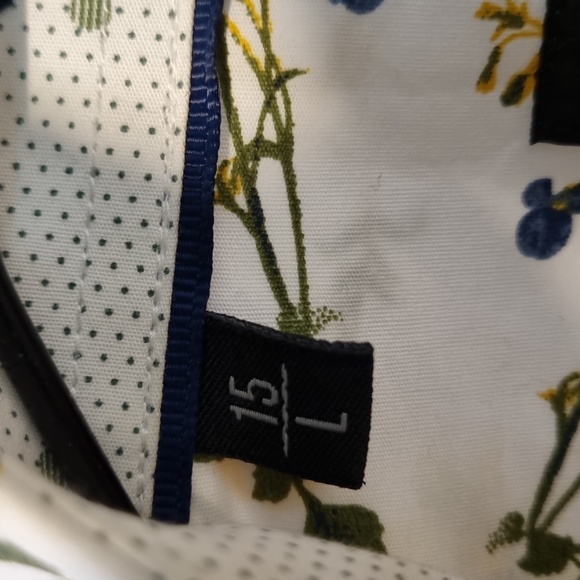 Le 31 Simons | Wildflower Bouquet Print Whitw Button Up Dress Shirt - Picture 3 of 6